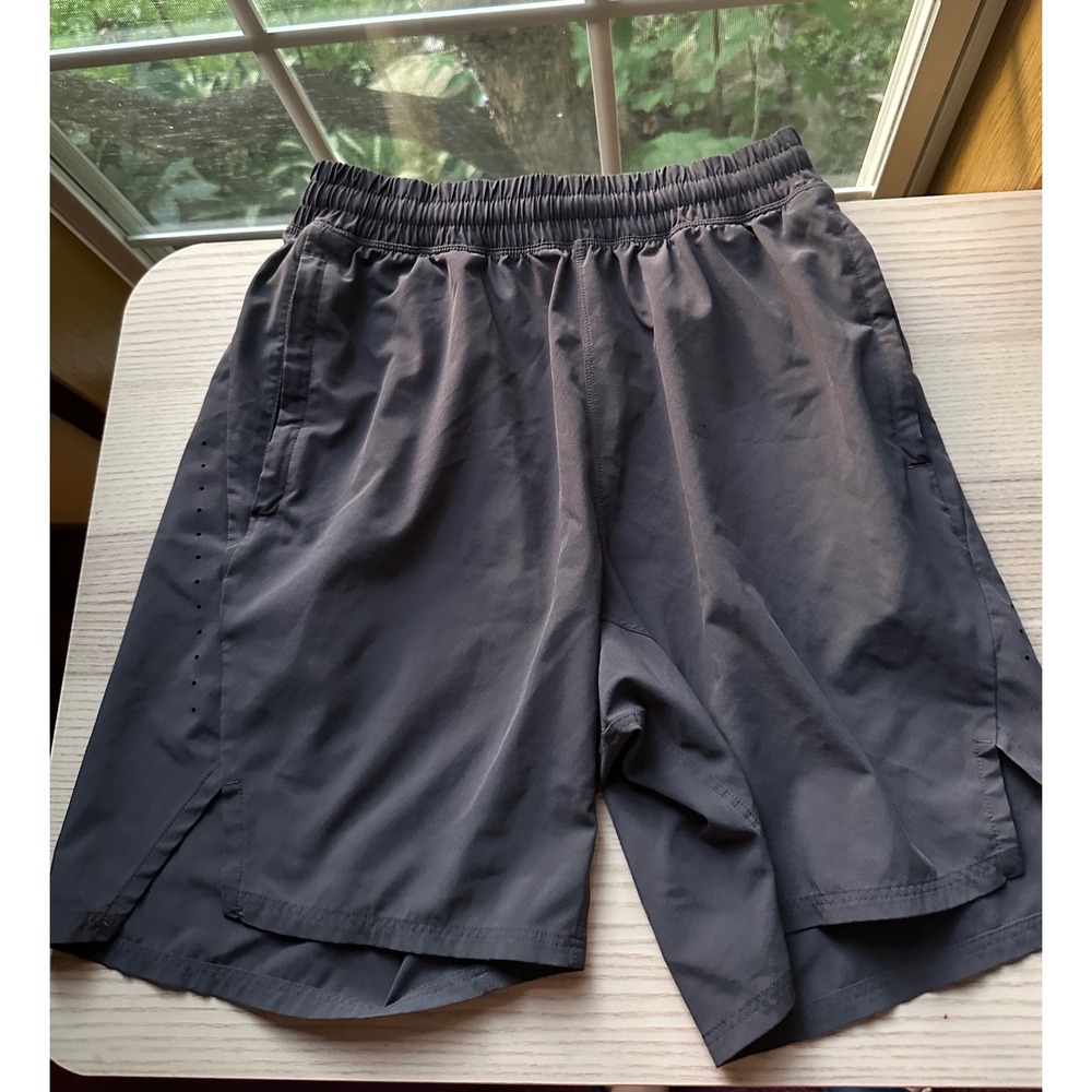 All in Motion Mens Athletic Shorts Gray Size S Performance Training Gym Run